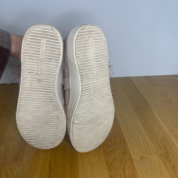 Zara Feathers Velvet Pink Shoes - Picture 10 of 12